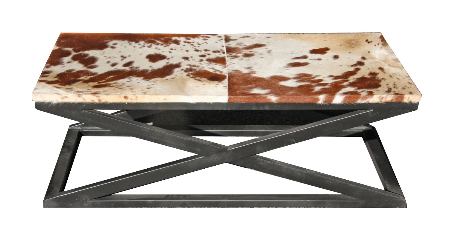 Arizona Coffee Table Tan and White